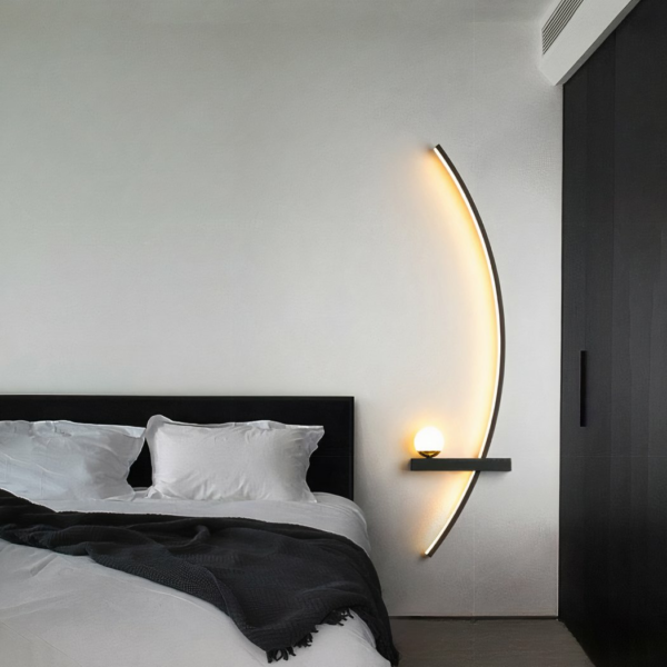 Modern LED wall light with minimalist design