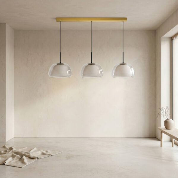 Nordic Minimalist Tinted Glass Pendant Light