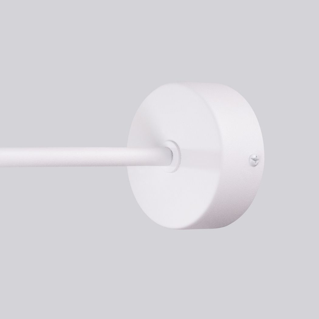 Close-up of the round wall mounting plate seen from behind