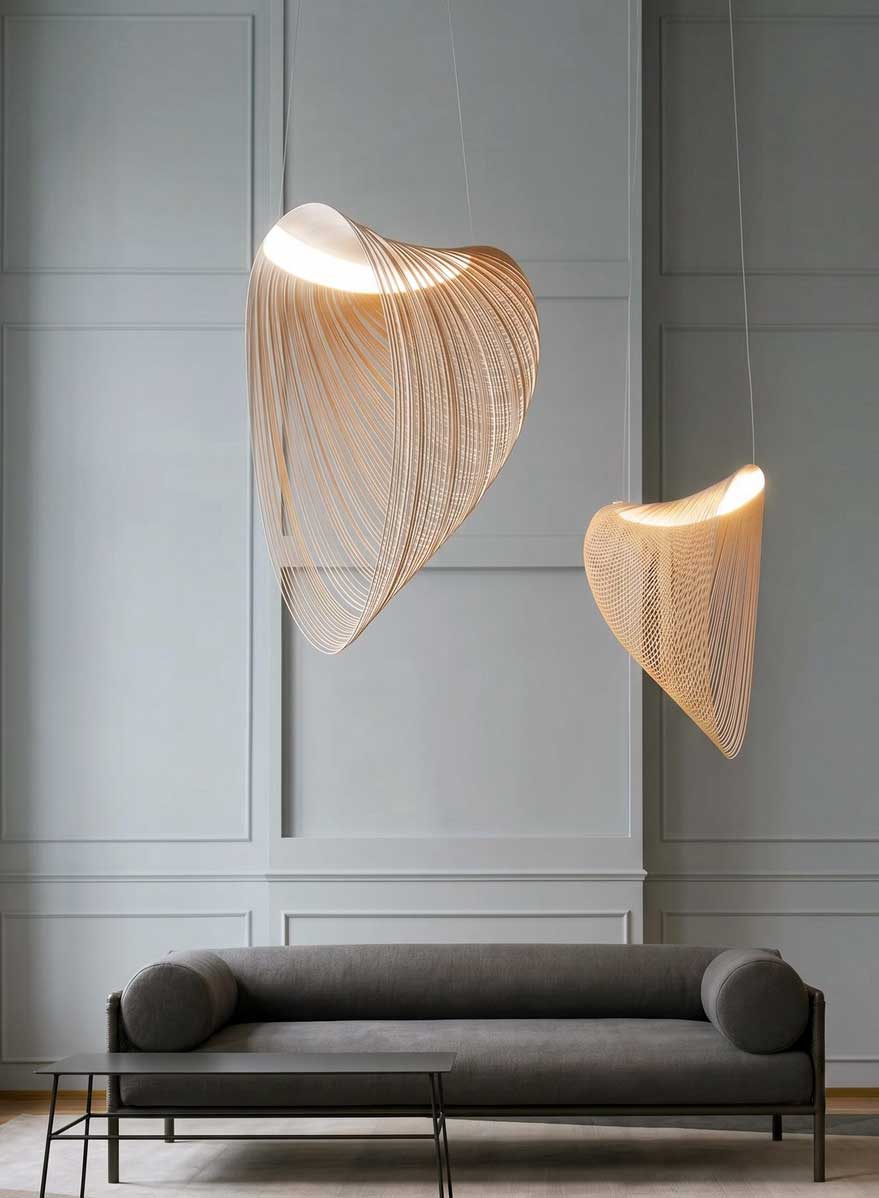 Homepage Homepage suspension led bois design nid hirondelle