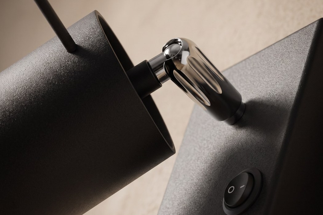 Adjustable spot wall light with switch, 2 colours