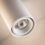 Long metal tube ceiling spotlight, 60 cm