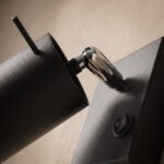Adjustable spot wall light with switch, 2 colours