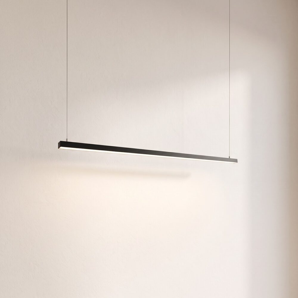 LED batten pendant light, 67 cm, 3 finishes