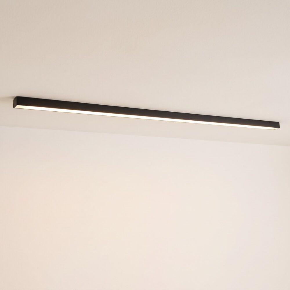 LED batten ceiling light, 67 cm, 3 finishes