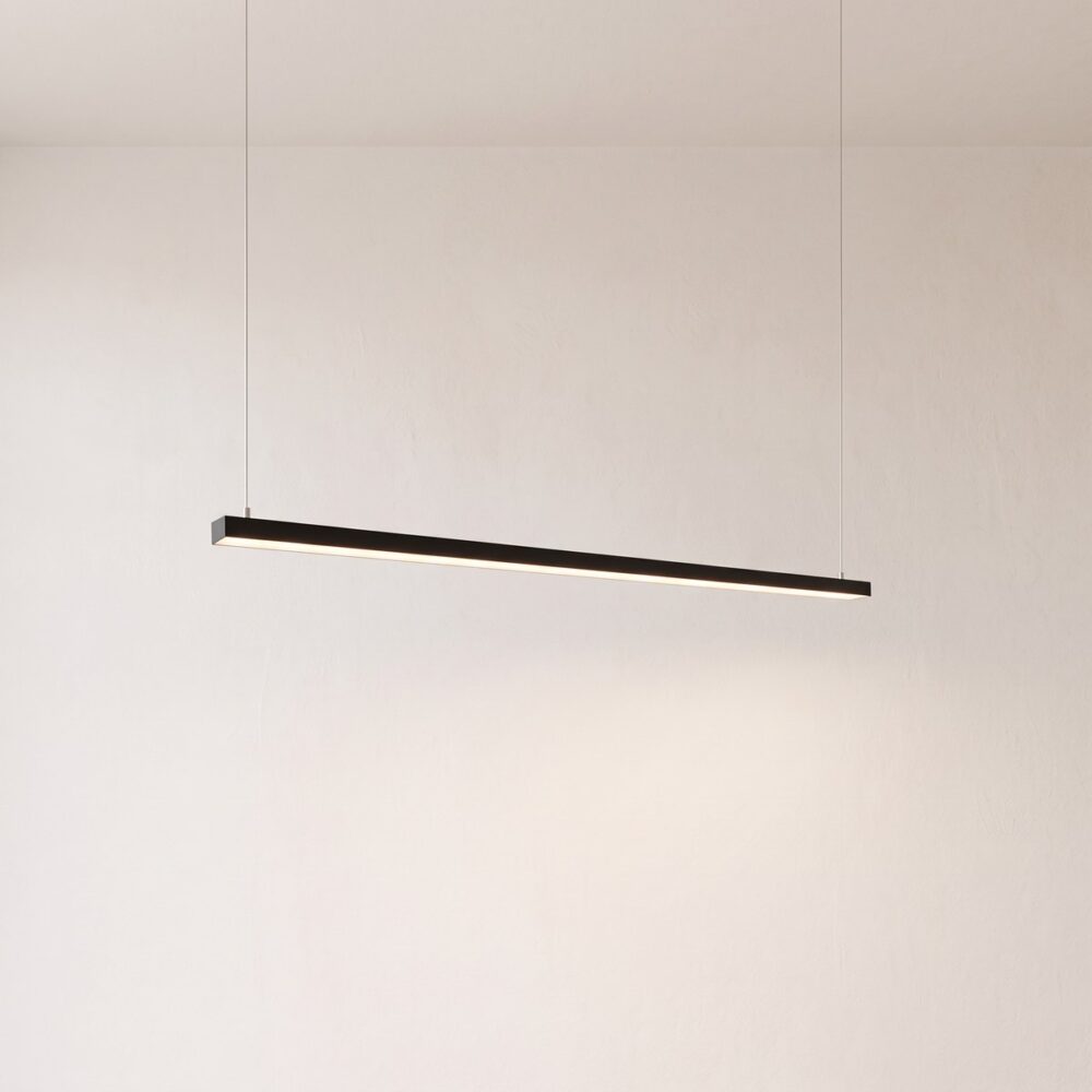 LED batten pendant light, 90 cm, 3 finishes