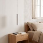 Metal tube pendant light